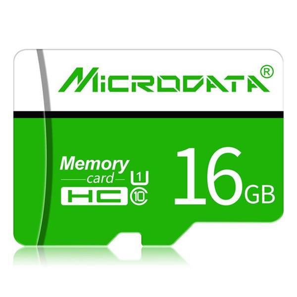 Grote foto microdata 16gb u1 green and white tf micro sd memory card audio tv en foto onderdelen en accessoires