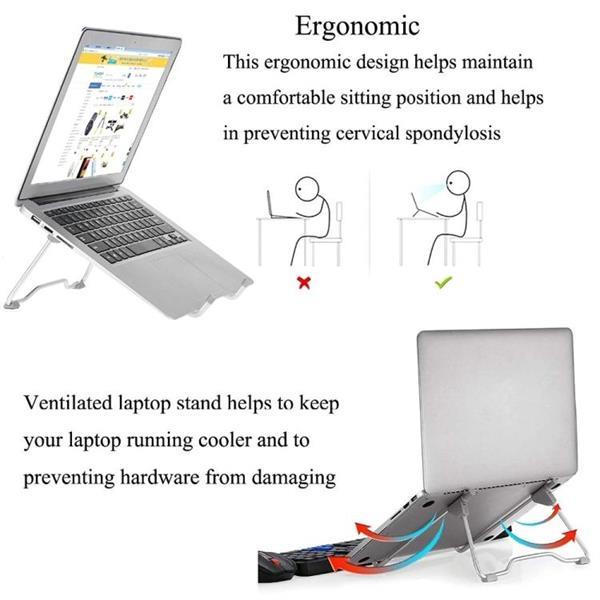 Grote foto laptop cooling bracket tablet pc aluminum alloy desktop adju computers en software overige computers en software