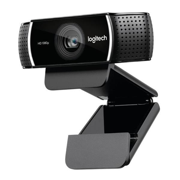 Grote foto logitech c922 hd 1080p auto focus webcam with 2 omnidirectio computers en software webcams