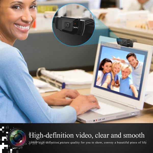 Grote foto hxsj s70 30fps 5 megapixel 1080p full hd autofocus webcam fo computers en software webcams