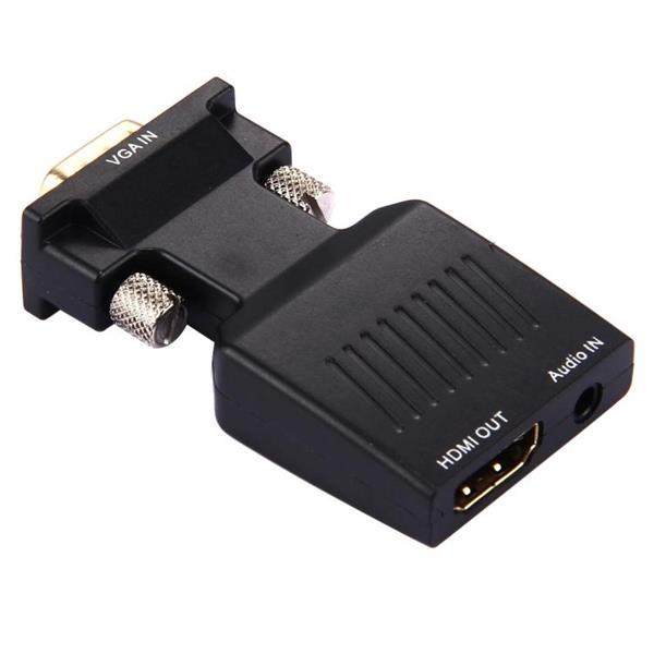 Grote foto hd 1080p vga to hdmi audio video output converter adapter computers en software overige