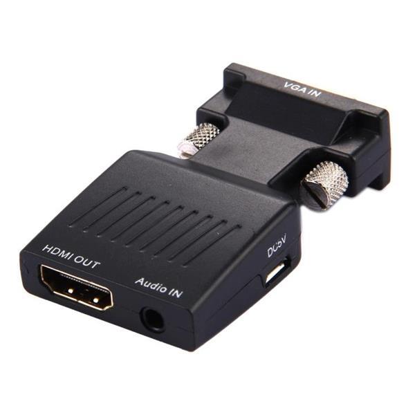 Grote foto hd 1080p vga to hdmi audio video output converter adapter computers en software overige