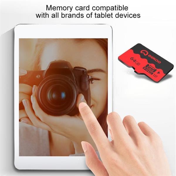 Grote foto eekoo 64gb u3 tf micro sd memory card minimum write speed audio tv en foto onderdelen en accessoires