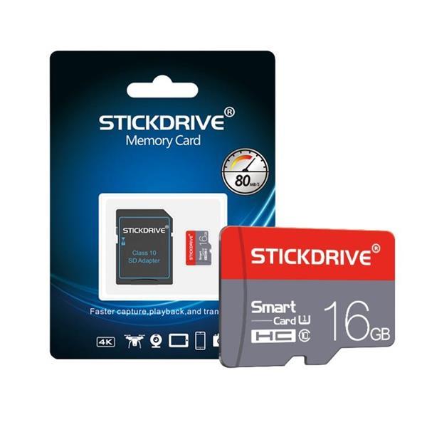 Grote foto stickdrive 16gb u1 red and grey tf micro sd memory card audio tv en foto onderdelen en accessoires