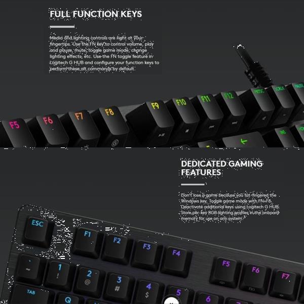 Grote foto logitech g512 rgb l axis mechanical wired gaming keyboard l computers en software toetsenborden