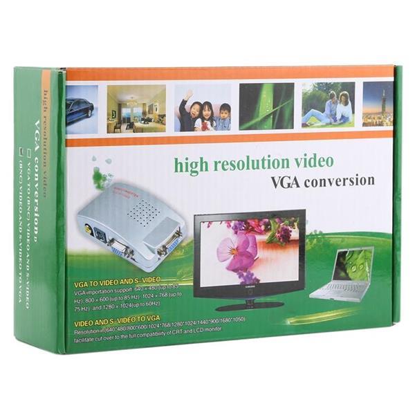 Grote foto high resolution bnc video and s video to vga conversion bl audio tv en foto onderdelen en accessoires