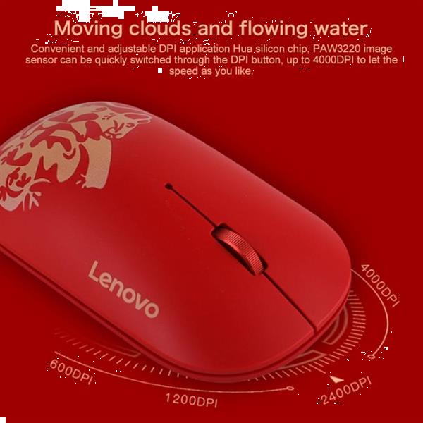 Grote foto lenovo air handle lightweight portable mute wireless mouse computers en software toetsenborden