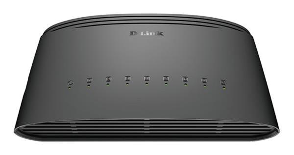 Grote foto d link 8 port gigabit desktop switch computers en software netwerkkaarten routers en switches