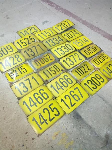 Grote foto diversen nummerplaten verzamelen overige verzamelingen