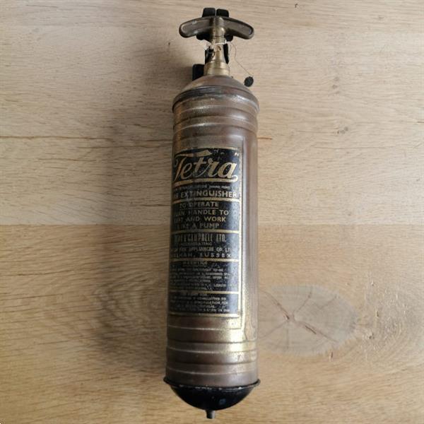 Grote foto vintage brandblusser huis en inrichting woningdecoratie