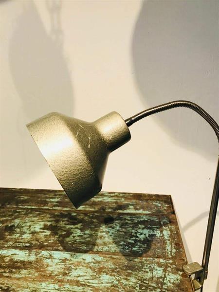 Grote foto bureaulamp grijs antiek en kunst lampen