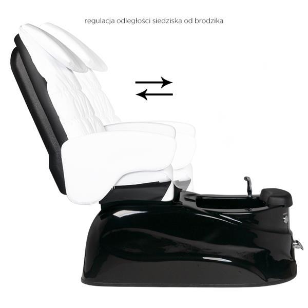 Grote foto spa pedicurestoel as 122 zwart wit met massage beauty en gezondheid make up sets