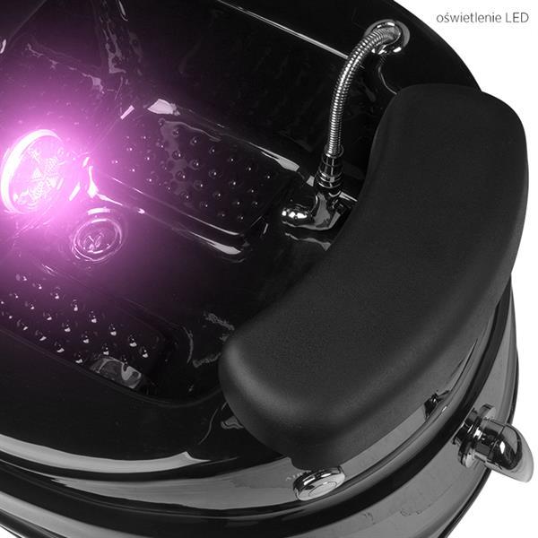 Grote foto spa pedicurestoel as 122 zwart wit met massage beauty en gezondheid make up sets