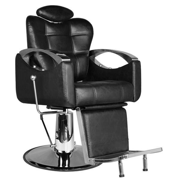 Grote foto barbierstoel sm107 zwart hair system kleding dames sieraden