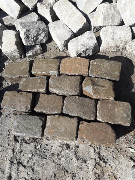 Grote foto gres keien 13 x18 cm tuin en terras sierstenen en rotsen