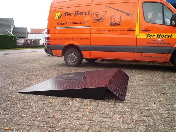 Grote foto container oprijplaat diversen overige diversen