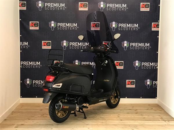 Grote foto premium scooters vxl special mat zwart gold line fietsen en brommers snorfietsen en snorscooters