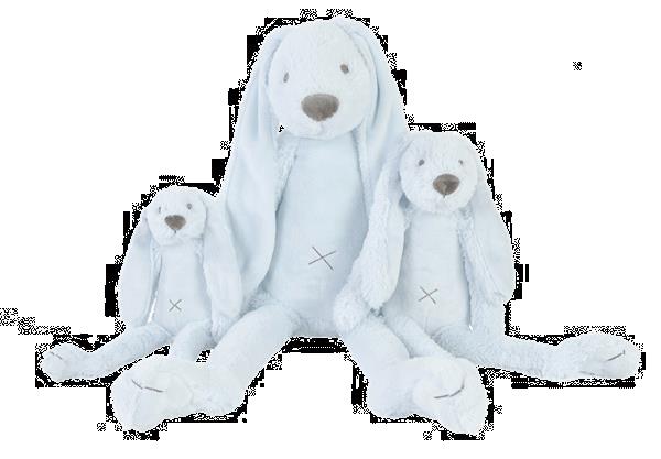 Grote foto big blue rabbit richie kinderen en baby knuffels en pluche