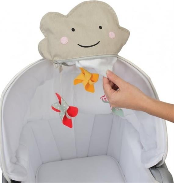 Grote foto zonnescherm wolk wandelwagen 54 cm beige kinderen en baby kinderwagens