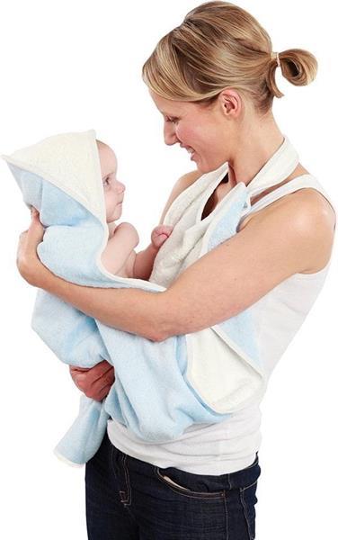 Grote foto cuddledry handdoek blue kinderen en baby dekens en slaapzakjes