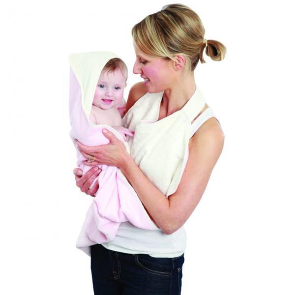 Grote foto cuddledry handdoek pink kinderen en baby dekens en slaapzakjes