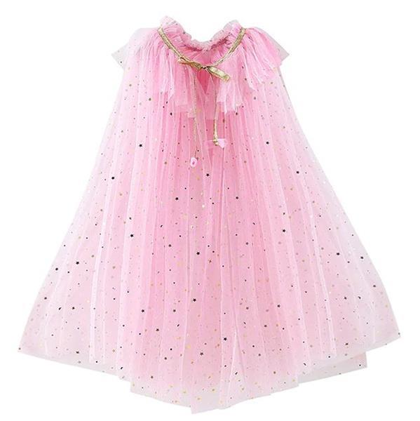Grote foto prinsessen cape licht roze glitter gratis kroontje kinderen en baby overige