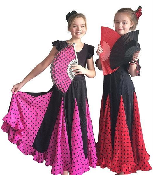 Grote foto flamenco body meisjes zwart met 3 4 mouw maat 6 kledin kinderen en baby overige