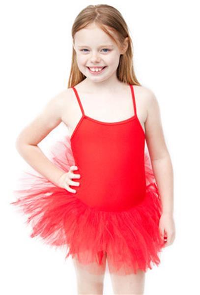 Grote foto balletpakje tutu met striklinten rood maat 6 kledingmaat 86 kinderen en baby overige