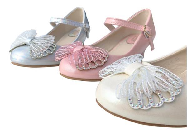 Grote foto spaanse schoenen vlinder cr me wit glamour maat 25 binnenm kinderen en baby schoenen voor meisjes