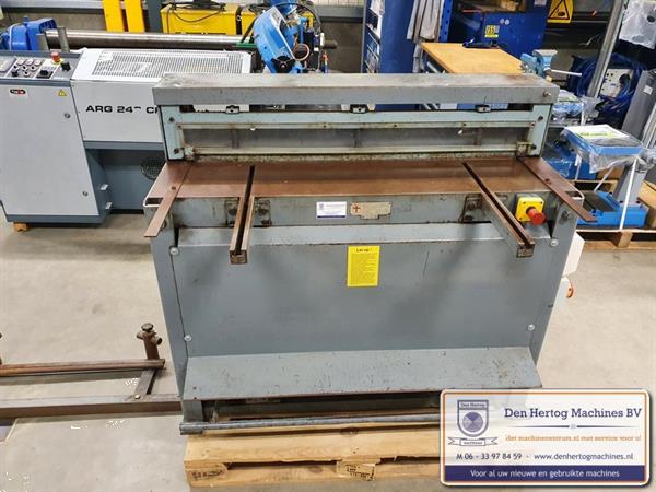 Grote foto jorg compact schaar 4002e 1050x2mm guillotineschaar 400v doe het zelf en verbouw materialen en producten