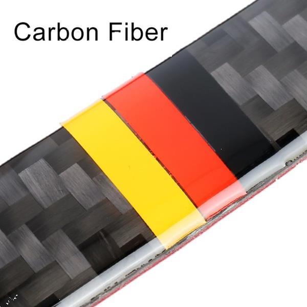 Grote foto car carbon fiber german flag pattern front passenger seat auto onderdelen overige auto onderdelen