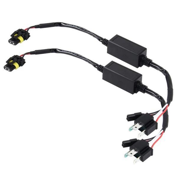 Grote foto 2 pcs dc 12v universal h4 bulb harness wiring relay harness auto onderdelen overige auto onderdelen