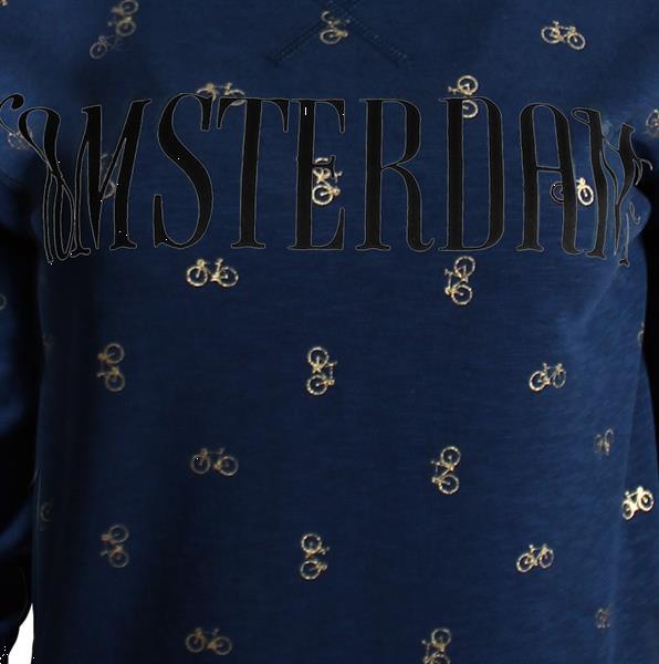 Grote foto fox originals ladies sweater navy bikes gold amsterdam xs kleding dames truien en vesten