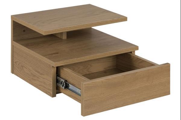 Grote foto zwevend nachtkastje eiken huis en inrichting complete slaapkamers