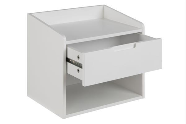 Grote foto zwevend wand nachtkastje wit huis en inrichting complete slaapkamers