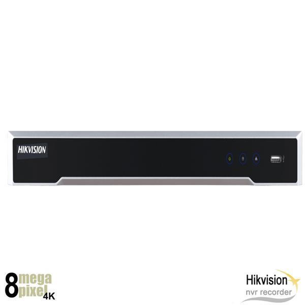 Grote foto hikvision 4k 8 kanaals nvr recorder audio 8x poe ds76 audio tv en foto dvd spelers en dvd recorders