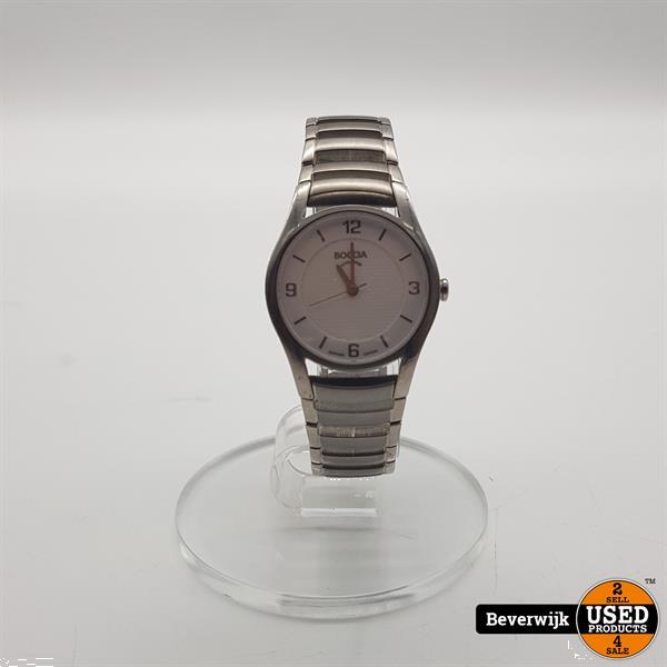 Grote foto boccia titanium 3229 01 dames horloge quartz sluiting kapo kleding dames horloges