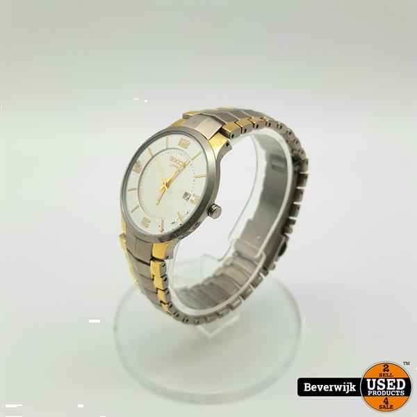 Grote foto boccia titanium 3191 03 dames horloge quartz in nette staa kleding dames horloges