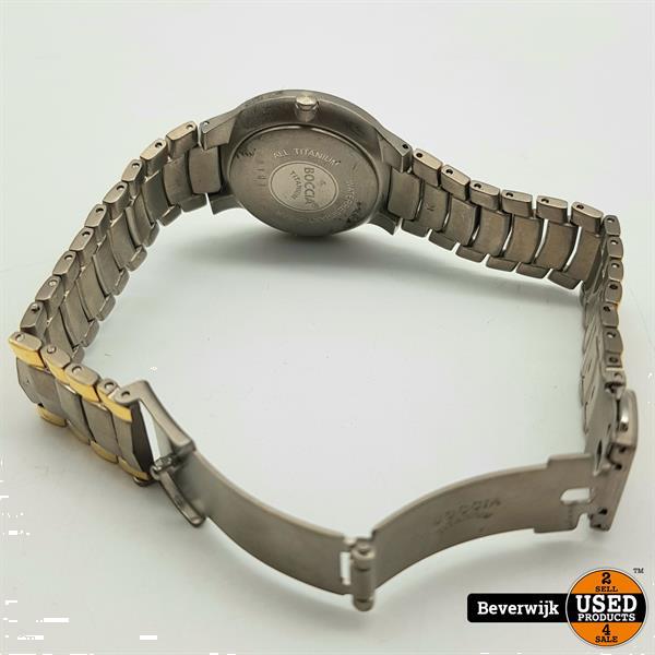 Grote foto boccia titanium 3191 03 dames horloge quartz in nette staa kleding dames horloges