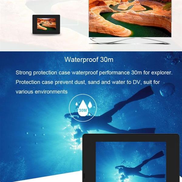 Grote foto hamtod hf40 sport camera with 30m waterproof case generalpl audio tv en foto algemeen