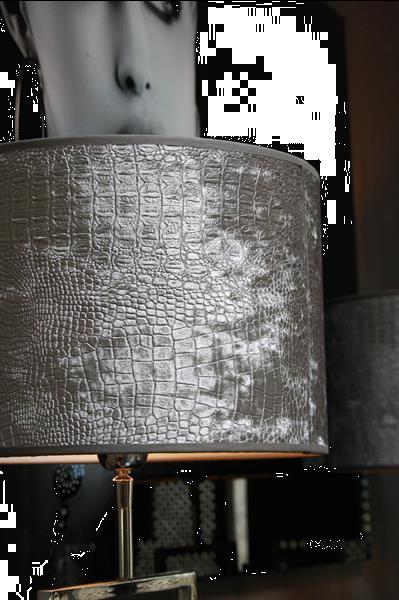 Grote foto tafellamp rvs velours kap eric kuster stijl huis en inrichting tafellampen