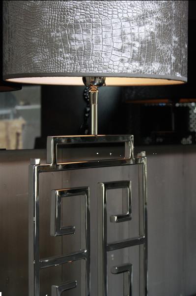 Grote foto tafellamp rvs velours kap eric kuster stijl huis en inrichting tafellampen
