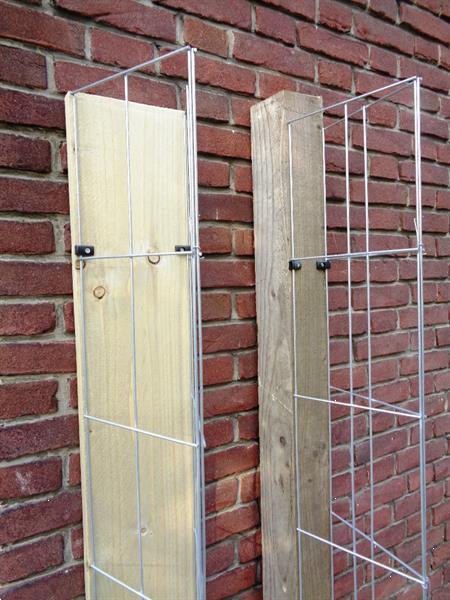 Grote foto klimplanten tegen blokhutten en schuttingen tuin en terras tuinhuisjes en blokhutten