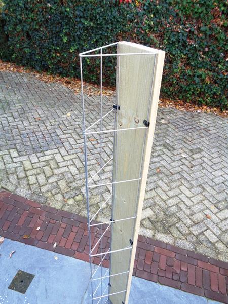 Grote foto klimplanten tegen blokhutten en schuttingen tuin en terras tuinhuisjes en blokhutten