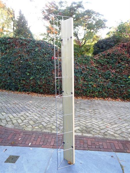 Grote foto klimplanten tegen blokhutten en schuttingen tuin en terras tuinhuisjes en blokhutten