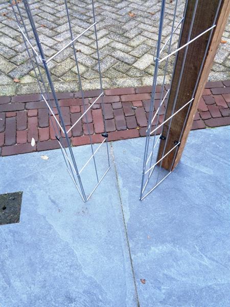 Grote foto klimplanten tegen blokhutten en schuttingen tuin en terras tuinhuisjes en blokhutten