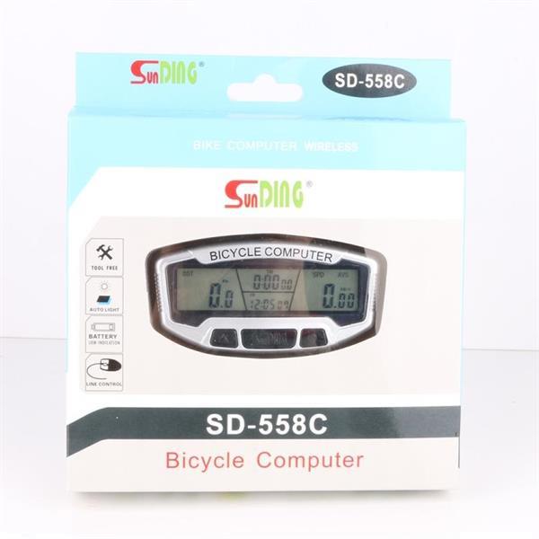 Grote foto sunding sd 558c bicycle computer wireless digital lcd backli motoren overige accessoires