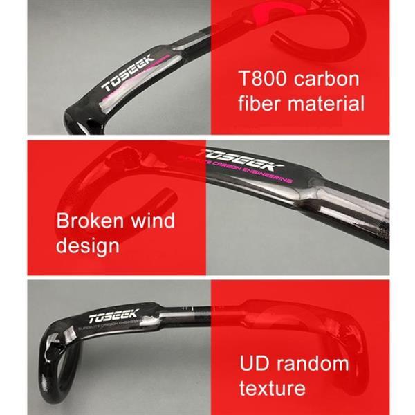 Grote foto toseek 3t carbon fiber inside line bending handle road bike motoren overige accessoires