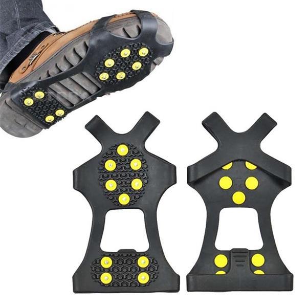 Grote foto 10 teeth ice claw outdoor non slip shoes covers for ice snow kleding heren overige herenkleding