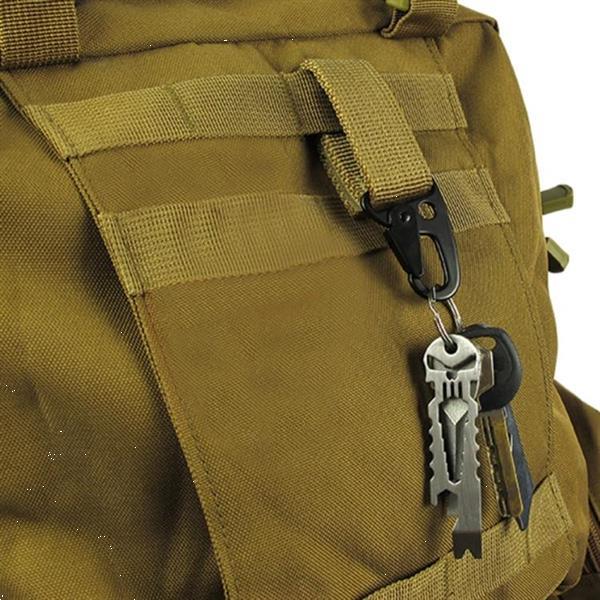 Grote foto 10pcs outdoor camping carabiner backpack hooks olecranon mo kleding heren overige herenkleding
